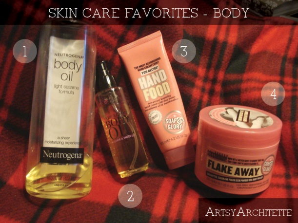 ArtsyArchitette 2012 Beauty Favorites Skin Care2