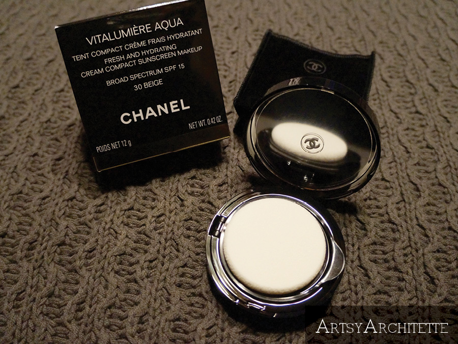 Beauty Splurge: Chanel Vitalumiere Aqua Cream Compact Foundation